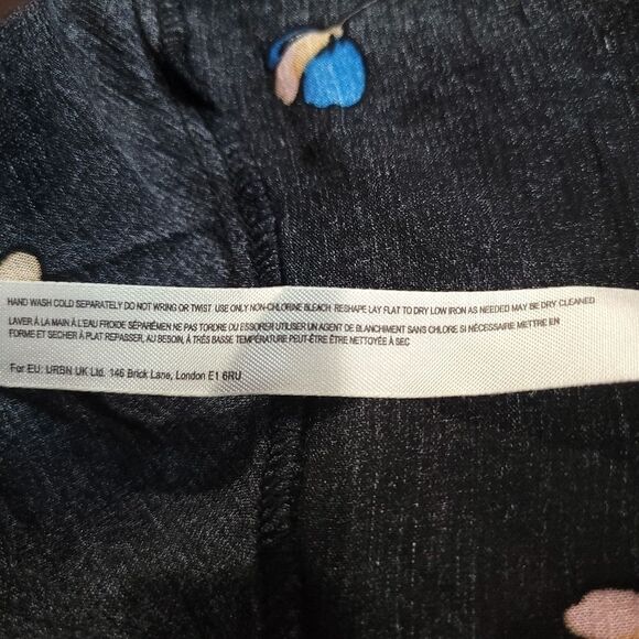 FREE PEOPLE Radea Printed Lace-up Camisole Size SMALL - Picture 8 of 11